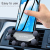 Car Air Outlet Six-claw Gravity Mobile Phone Holder Bracket (Silver)