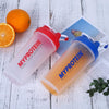 2 PCS YZ025 600ml Multifunctional Transparent Water Cup(Blue)