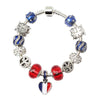 World Cup France Flag Souvenir Bracelets European and American Fashion Alloy Bracelet, Size: 20cm