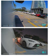 5 Inch Carplay Portable Surveillance Video Car Display, Specification: Folding Screen + Two-way Camera
