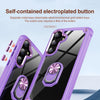 For Samsung Galaxy S24 FE 5G TPU + PC Lens Protection Phone Case with Ring Holder(Purple)