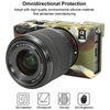 For Sony ILCE-7CM2 / A7C II / A7CR Glossy Soft Silicone Protective Case(Camouflage)