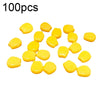 100pcs Large Floating Water Soft Bait Corn Flavor Fake Bait