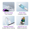 TOTU CB-1-PD 27W USB-C/Type-C to 8 Pin Data Cable, Length: 1m(White)