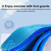 Men Shock Absorbing Sweat Absorbing Breathable Sports Insoles, Size:39-40