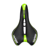 YAFEE YF-1034-3 Soft Mountain Bike Seat Mountain Bike Hollow Breathable Saddle Seat Cushion Bicycle Seat(Black Green)