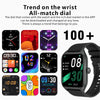 Qx5 1.96 inch BT5.2 Smart Sport Watch, Support Bluetooth Call / Sleep / Blood Oxygen / Temperature / Heart Rate / Blood Pressure Health Monitor(Blue)