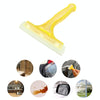 Car Window Plastic Nonslip Handle Glass Wiper / Window Cleaning Tool, Size: 15.8 x 14.8cm(Yellow)