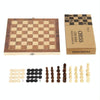 44 x 44cm 3 In 1 Wooden Chess Set Foldable Chess Board For Kids Adults