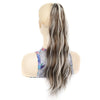 P96 Clip-On Wig Long Ponytail Water Ripple Long Curly Wig(8BH60)