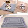 Reversible Pet Mat, Small, Grey, Short Plush & PV Fleece