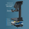 T6 2 in 1 Portable Folding Stand Wireless Charging, Style:Single Charge(Black)