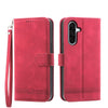 For Samsung Galaxy A26 5G Dierfeng Dream Line TPU Hybrid PU Leather Phone Case(Red)