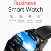 DW16 1.39 inch AMOLED Screen Smart Watch, Support Heart Rate / Blood Pressure Monitoring, Leather Strap(Brown)
