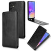 For Samsung Galaxy A05 4G Magnetic Vertical Flip Leather Phone Case(Black)