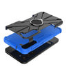 For Samsung Galaxy S23+ 5G Armor Bear Shockproof PC + TPU Phone Case with Ring(Blue)