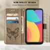 For Alcatel 1L 2021 Embossed Butterfly Leather Phone Case(Grey)
