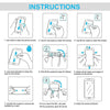 For Galaxy Tab Active5 Tactical Edition 2pcs 9H 0.3mm Explosion-proof Tempered Glass Film