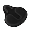 Bicycle Cushion Cover Mountain Bike Road Bike Thickened Silicone Cushion Cover Riding Equipment(Black)
