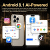 i16 Pro Max / Q5, 2GB+16GB, 6.5 inch Screen, Face Identification, Android 8.1 MTK6580P Quad Core, Network: 3G, Dual SIM, UK Plug (Gold)