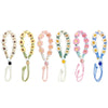 For 8-40oz Portable Sports Water Mug Lanyard Cup Cover Hand-Woven Cute Daisy Mug Strap(Orange Pink)