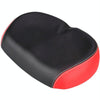 Bicycle Seat Mountain Bike Seat Cushion Shock Absorption no Nose Saddle Riding Equipment(Red)