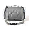 Foldable EVA Pet Carrier Bag, Grey, 43x25x26cm, For Cats & Small Dogs