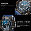 SMAEL 8049 Waterproof Sports Watch Men Multi-function Night Light Electronic Watch(Grass Green)