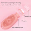 100ml Shower Bath Brush Dispenser Bottle Travel Portable Shampoo Cosmetic Lotion Dispenser Bottle(Orange)