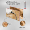 5V USB Electric Blanket Multi-functional Hand Warmer Knee Pad Flannel  Blanket 60x80cm(Camel)