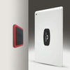 Wall-mounted iPad Magnetic Adsorption Universal Sticker Mobile Phone Wall Bracket(Red A)