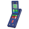 For Samsung Galaxy S25+ 5G Vertical Flip Card Bag Holder Leather Phone Case(Dark Blue)