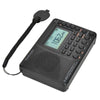 K-603 Portable FM / AM / SW Full Band Stereo Radio, Support BT & TF Card (Black)