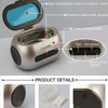 baku BA-3060A 220V Touch Version Household Glasses Jewelry Cleaning Tools Ultrasonic Cleaning Machine, EU Plug