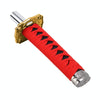 Universal Metal Hand Shape Shank Shape Decorative Strip Hand Brake Lever Hand Brake Cover Grips Hand Brake Protective Cover(Red)