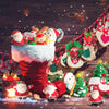 5pcs Christmas Decoration Accessories Micro Landscape Christmas Gift Resin Small Ornament, Style: Gift Package No.15