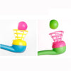 10 PCS Children Toy Suspension Blow Ball Nostalgic Toy Blowing Music Magic Hanging Ball, Random Color Delivery