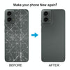 Motorola Moto G 2024 Back Cover Replacement (Black)
