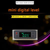 DL1906 Mini Digital Inclinometer Multifunctional Aluminum Alloy Magnetic Digital Display Spirit Level(Silver)