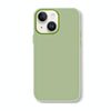 For iPhone 14 Skin Feeling Jelly Series TPU + PC Full Coverage Phone Case(Green)