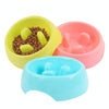 Slow Feeder Dog & Cat Bowl - Anti-Choking, Large (Random Colour)