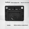 Magnetic LCD Digital Aalarm Clock Large Screen With Temperature Humidity Display(9905 Black)