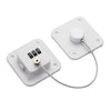 Child Safety Lock No Hole Window Limiter Refrigerator Drawer Cabinet Combination Lock, Specification: 3-bit White