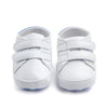 D0735 PU Leather Soft Soled Slip-On Baby Walking Shoes, Size: 13cm(Bluetail)