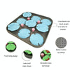 Silicone Licking Mat for Dogs & Cats, Slow Feeder (Blue/Purple)