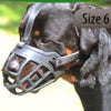 Breathable Silicone Dog Muzzle Size 6 (Black) - Anti-Bite & Bark