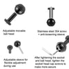 Ball Head Adapter Adjustable Screw Fixed Mount  Camera Underwater Diving Photography Lights Bracket(1/4 Inch Red)