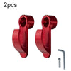 2pcs Motorcycle Modified Helmet Hook Scooter Side Storage Hook(Red)