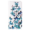 For Samsung Galaxy A36 Colored Drawing Marble Pattern Leather Phone Case(Little Blue Butterflies)