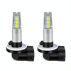 1 Pair 881 DC 12V-24V 12W 1800LM Car LED Fog Light(Ice Blue Light)